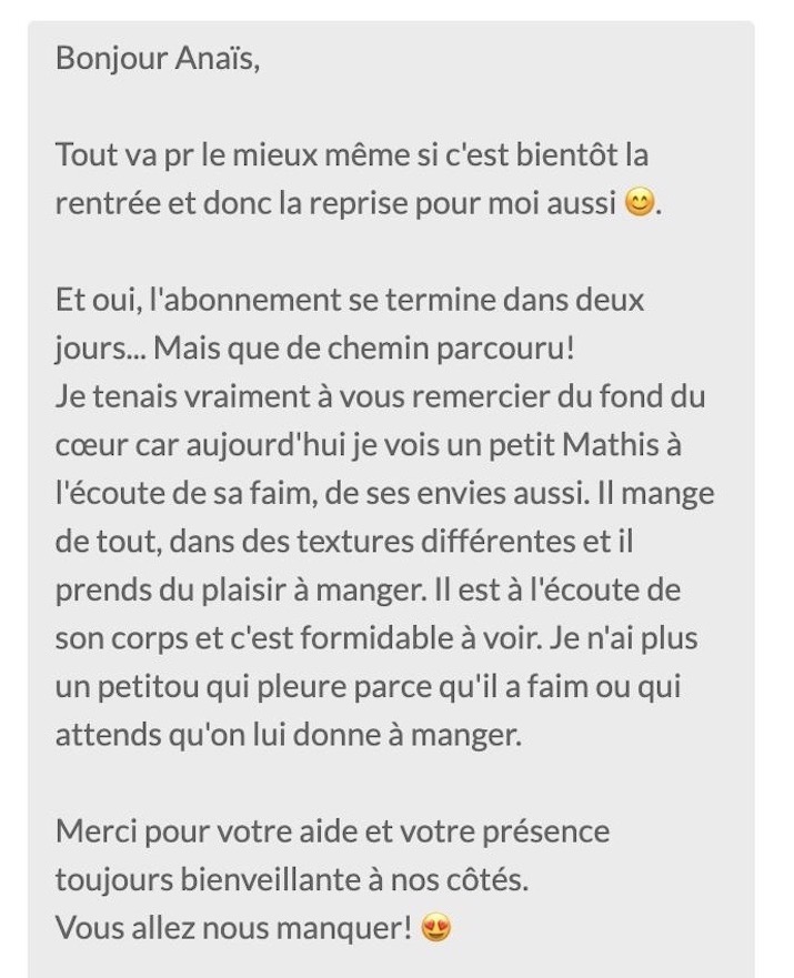 Recommandation cliente des services Hamstouille